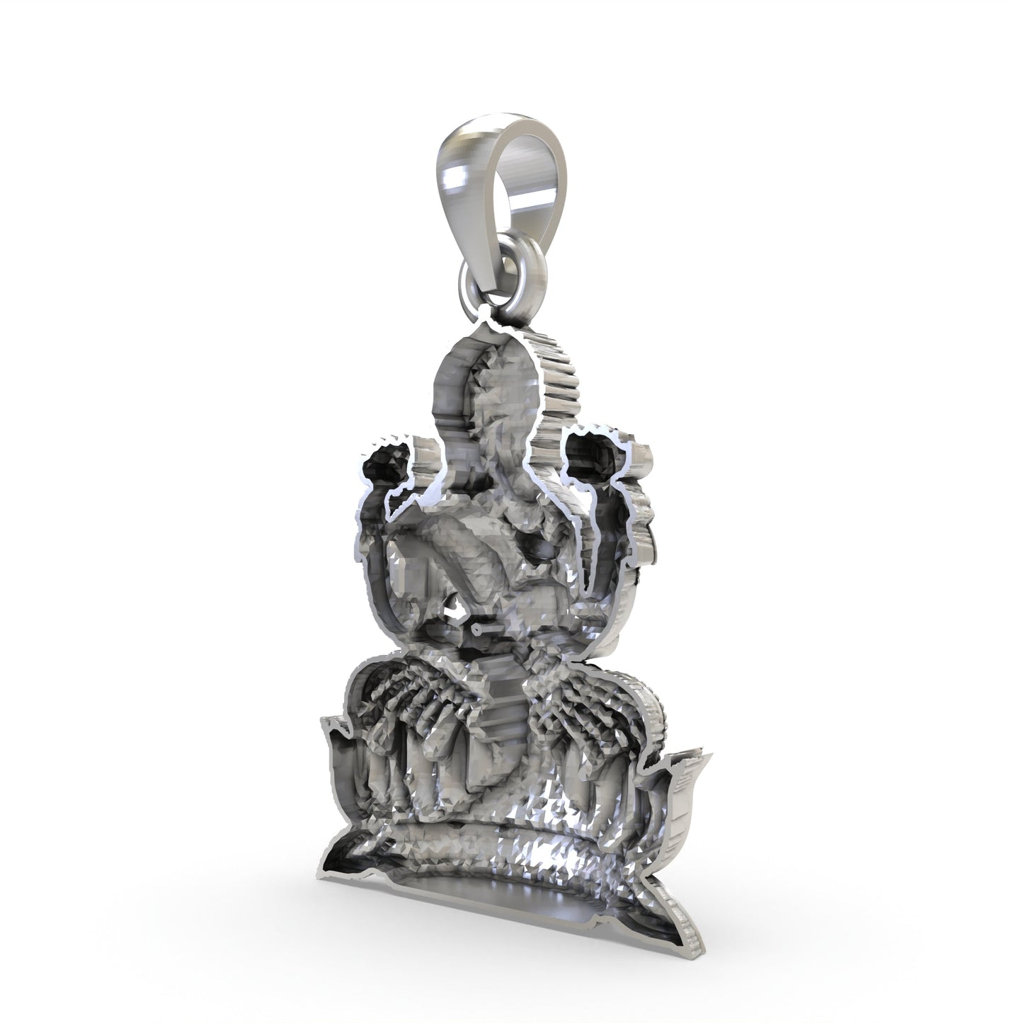 925 Silver Lakshmi Maa Pendant | Goddess Laxmi Jewelry for Wealth, Prosperity & Blessings