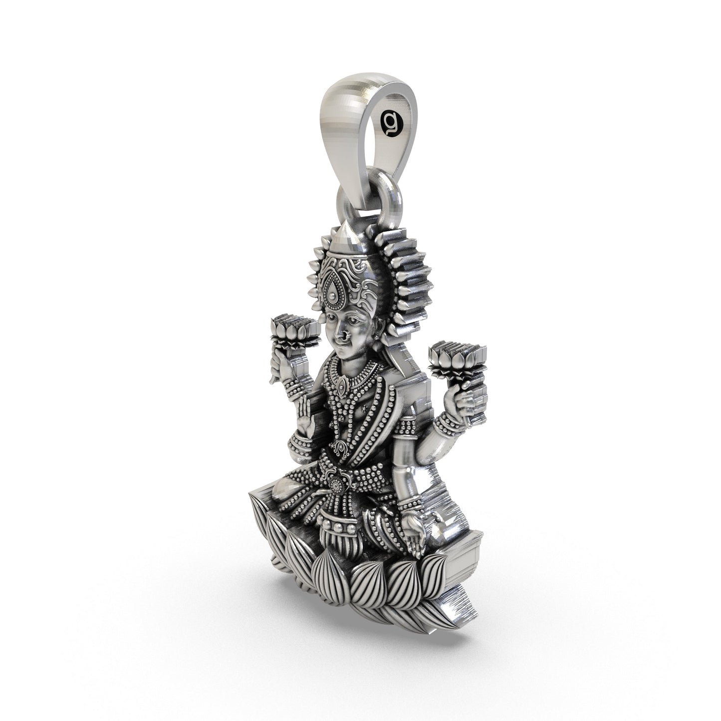 Lakshmi Maa Pendant – 925 Sterling Silver