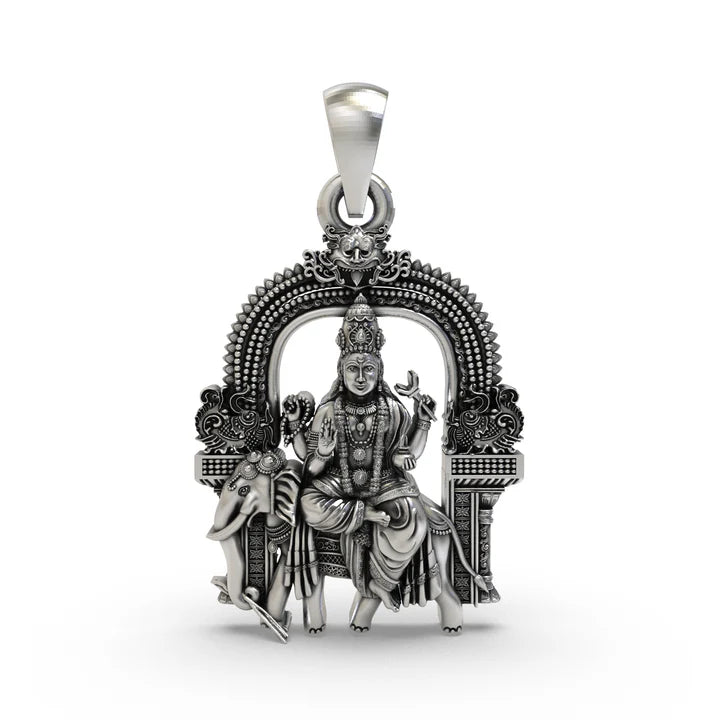 925 Silver Brihaspati Pendant | Sterling Silver Guru Graha Locket
