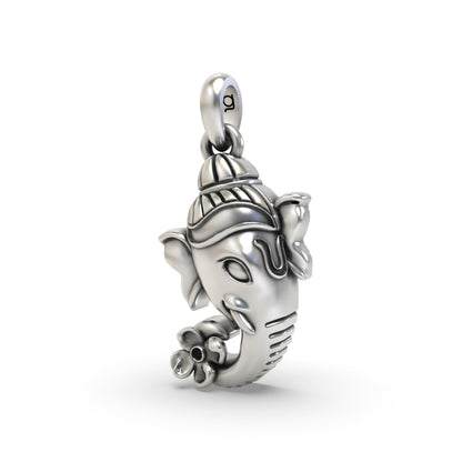 Silver ganesh face Pendant