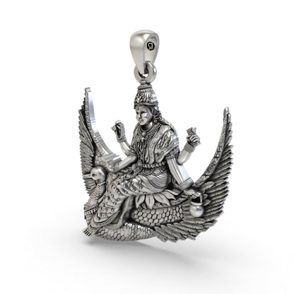 Silver Brahmani Maa Pendant