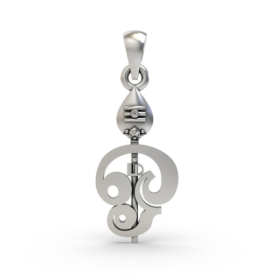 925 Silver Murugan Vel Pendant – Divine Spear of Lord Kartikeya | Skanda’s Sacred Weapon for Protection & Victory