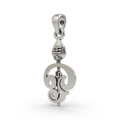 925 Silver Murugan Vel Pendant – Divine Spear of Lord Kartikeya | Skanda’s Sacred Weapon for Protection & Victory