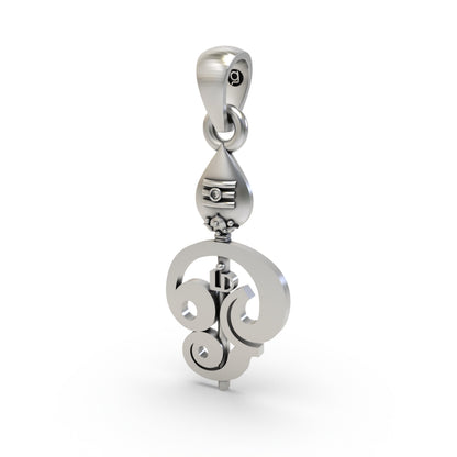 925 Silver Murugan Vel Pendant – Divine Spear of Lord Kartikeya | Skanda’s Sacred Weapon for Protection & Victory
