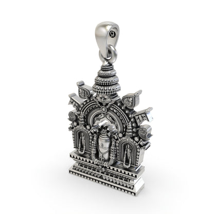 925 Silver Shivling Pendant – Divine Lord Shiva Lingam Amulet | Spiritual Protection Jewelry