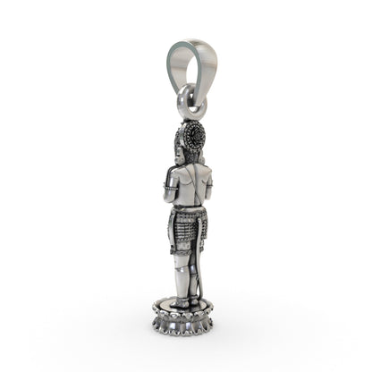 925 Silver Hanumanji Pendant – Divine Strength & Protection | Lord Hanuman Spiritual Jewelry