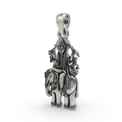 925 Silver Brihaspati Pendant | Guru Graha Devta Jewelry for Wisdom & Fortune | Spiritual Planetary Pendant for Astrology & Pooja