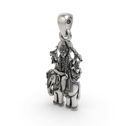 925 Silver Brihaspati Pendant | Guru Graha Devta Jewelry for Wisdom & Fortune | Spiritual Planetary Pendant for Astrology & Pooja