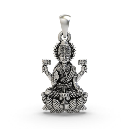 Lakshmi Maa Pendant – 925 Sterling Silver