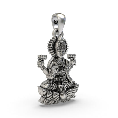 Lakshmi Maa Pendant – 925 Sterling Silver