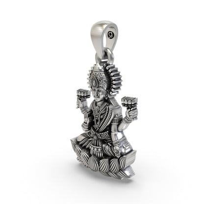 Lakshmi Maa Pendant – 925 Sterling Silver
