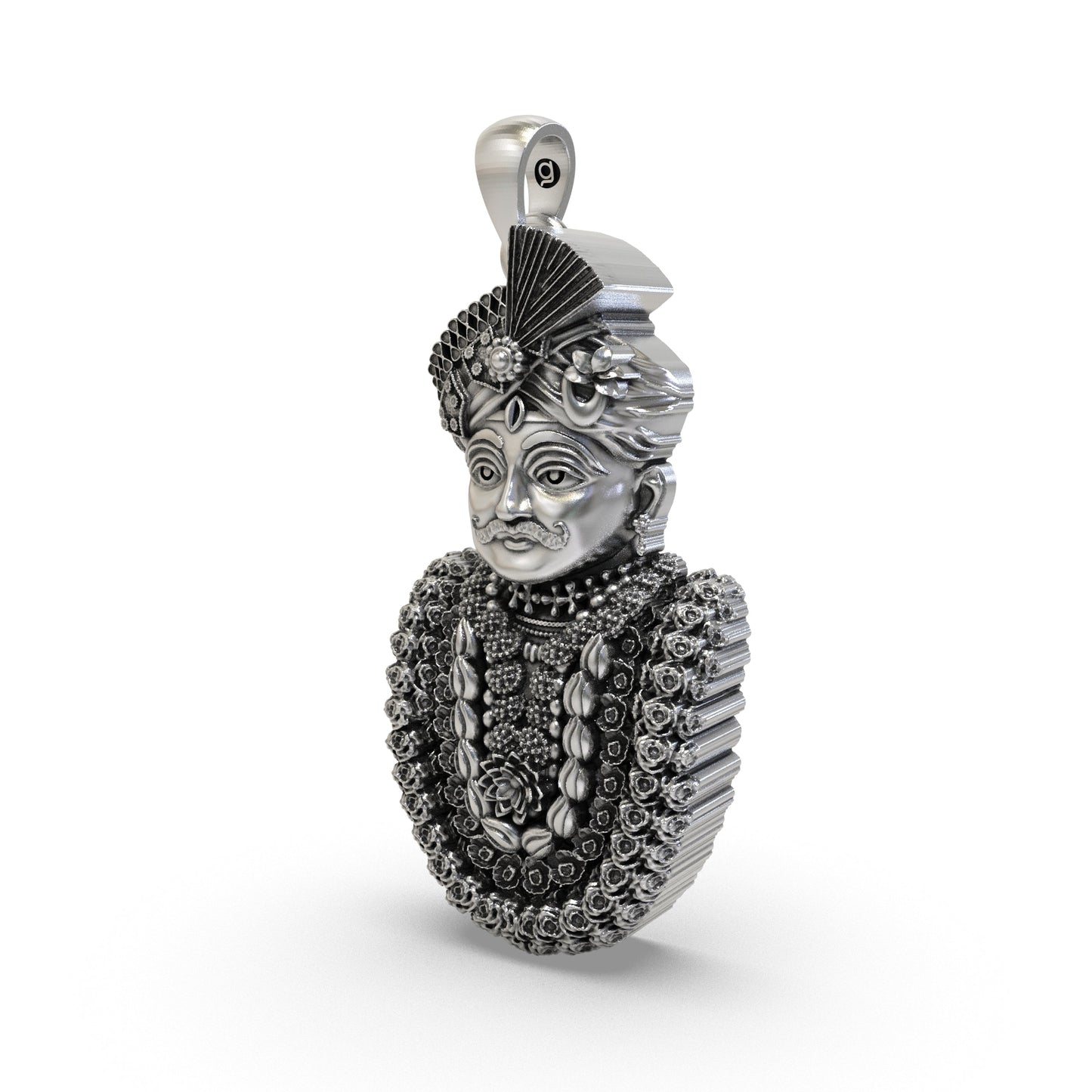 925 Sterling Silver Mahakaleshwar Pendant — Lord Shiva Mahakal Face