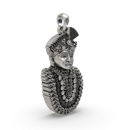 925 Sterling Silver Mahakaleshwar Pendant — Lord Shiva Mahakal Face