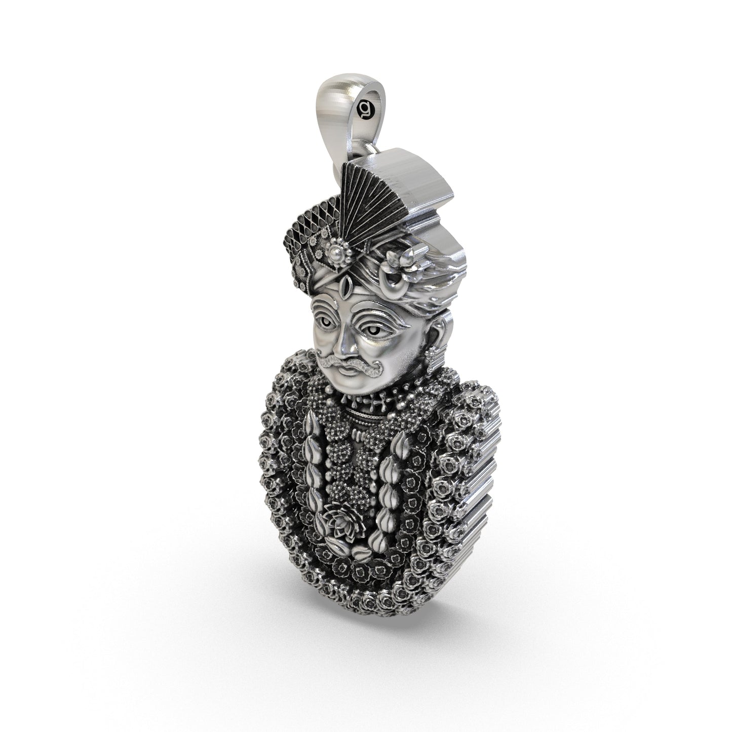 925 Sterling Silver Mahakaleshwar Pendant — Lord Shiva Mahakal Face