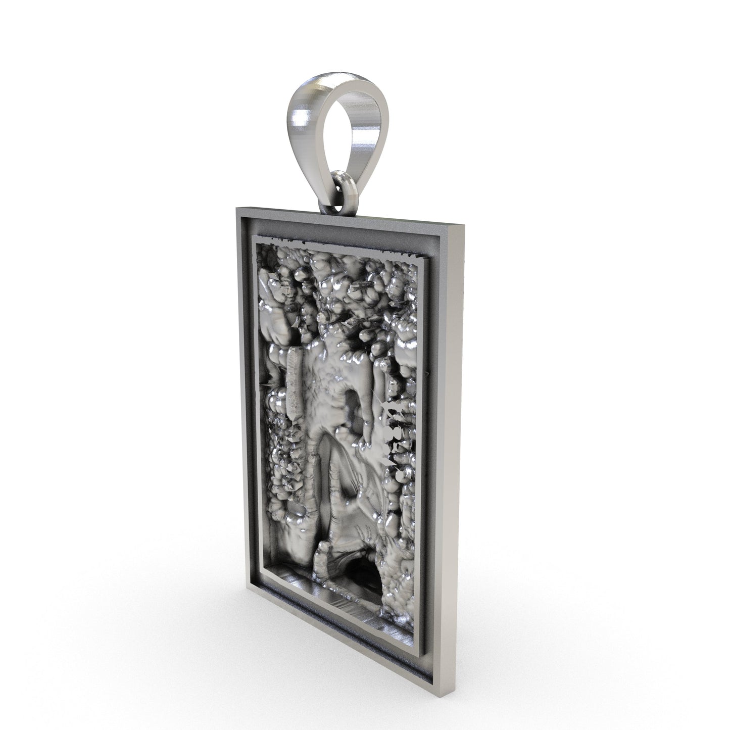 Akkalkot Shree Swami Samarth Pendant 925 Sterling Silver | Spiritual Guru Maharaj Locket Necklace