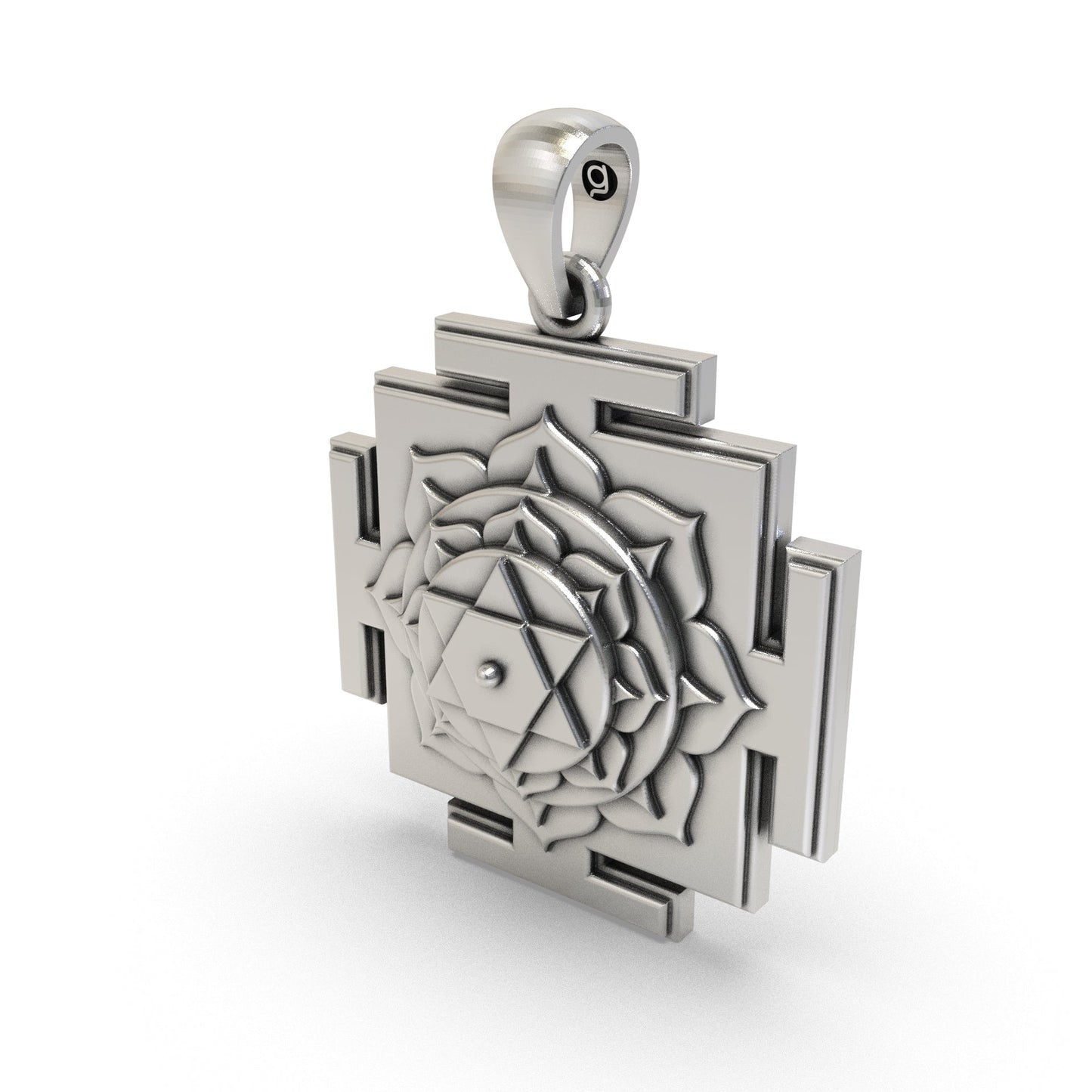 925 Silver Bhuvaneshwari Yantra Pendant – Sacred Symbol for Prosperity, Protection & Cosmic Energy