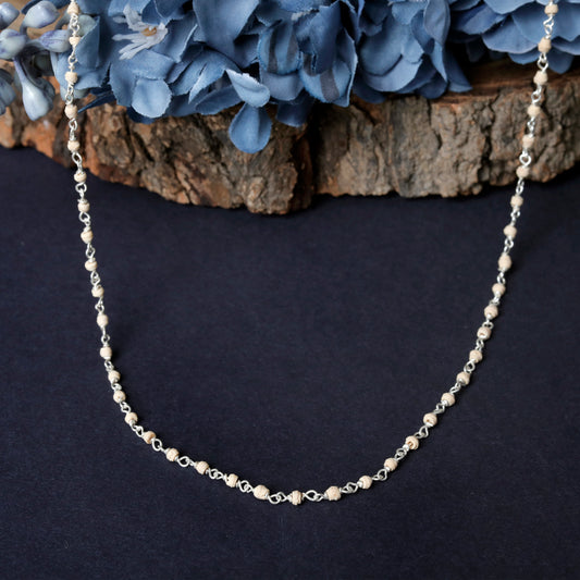 Tulsi Mala with Silver Capping - To Eliminate Negativity