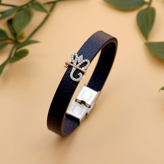 92.5 silvar Ganesha Rakhi Bracelet