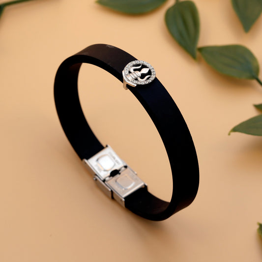 92.5 silvar Trishul Rakhi Bracelet