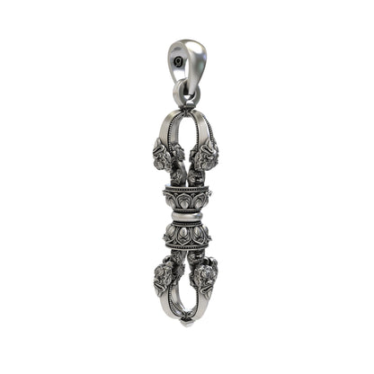 925 Sterling Silver Vajra Dorje Pendant